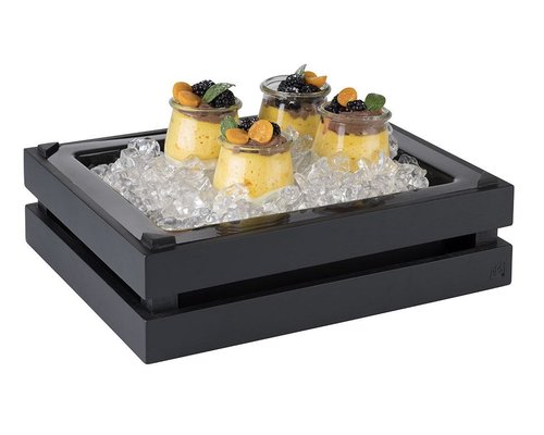 M&T Buffet box GN 1/1 black wood