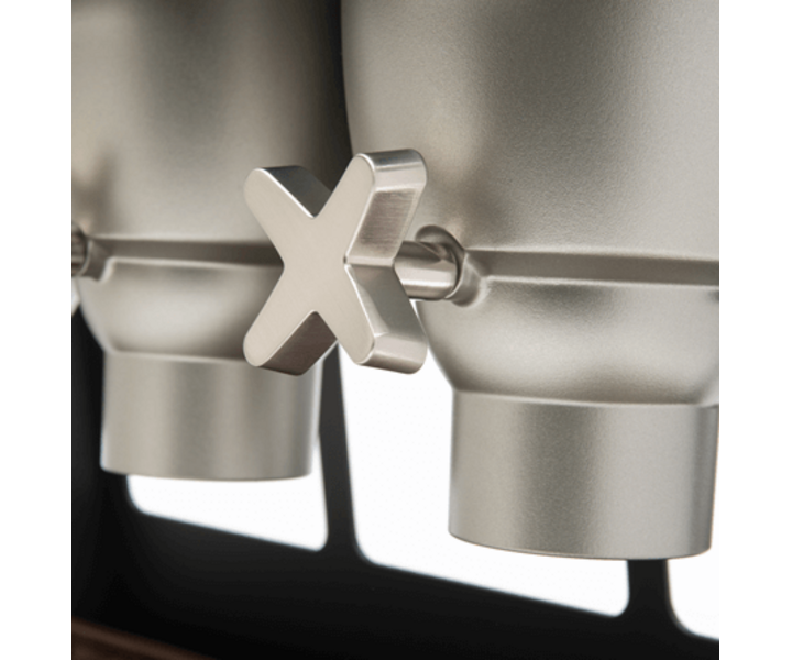 ROSSETO Distributeur de céréales 5 x 4,9  litres sur base en bois