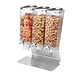 ROSSETO Cereal dispenser  3 x 3,8 liter on stainless steel base