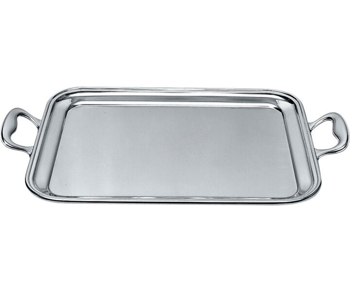 ALESSI  Rectangular tray with handles 40 x 32 cm