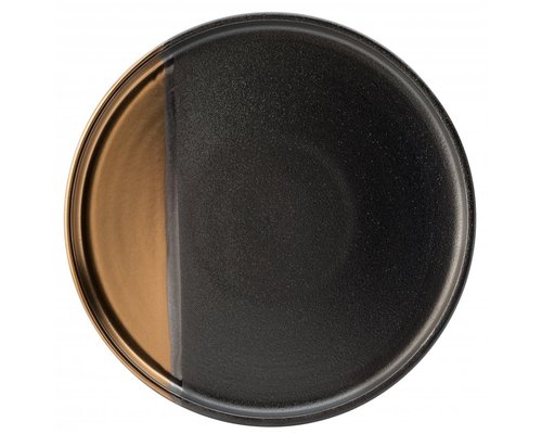 UTOPIA  Flat plate 30 cm Hedonism gold/black