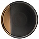 UTOPIA  Flat plate 25 cm Hedonism gold/black