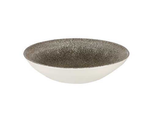 CHURCHILL Deep bord 24,8 cm Raku Quartz Black