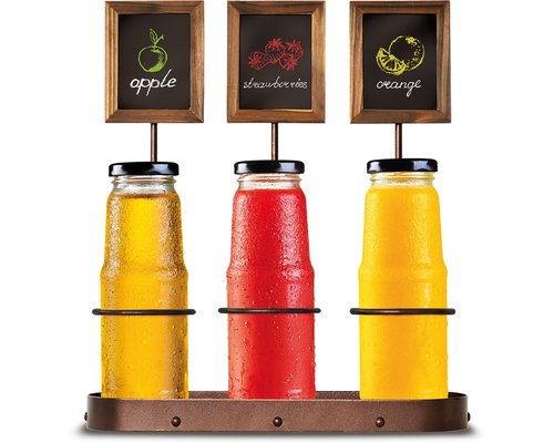 M&T Bottle display for 3 bottles