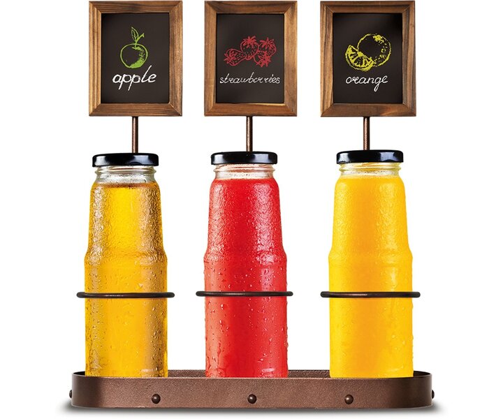 M&T Bottle display for 3 bottles