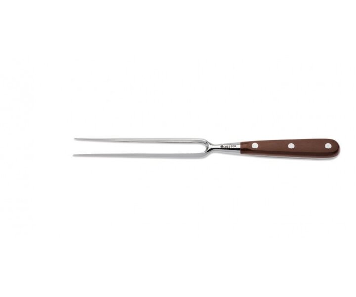 GIESSER  Kitchenfork 15 cm brown handle