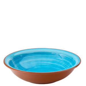 UTOPIA  Bol / assiette à pates 20,5 cm Salsa bleue ciel