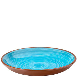 UTOPIA  Bol / assiette à pates 24 cm Salsa bleue ciel