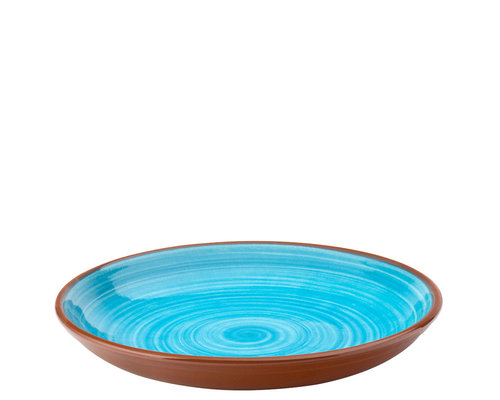 UTOPIA  Bol / assiette à pates 24 cm Salsa bleue ciel