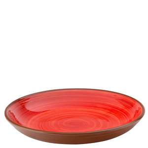 UTOPIA  Bowl / pasta bord 24 cm Salsa rood