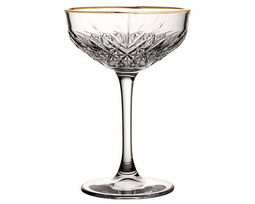 PASABAHCE Coupe  à  cocktail 55 cl avec bord doré Timeless Vintage