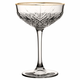 PASABAHCE Cocktail coupe 27 cl met  gouden boord Timeless Vintage