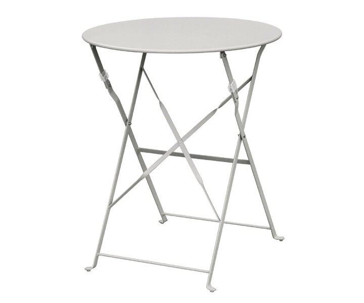 M&T Table ronde 59,5 cm pliable grise