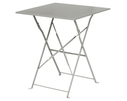 M&T Tafel vierkant 60 x 60  cm opklapbaar grijs
