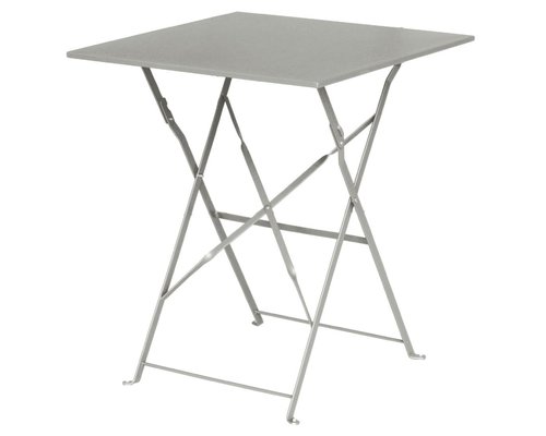 M & T  Tafel vierkant 60 x 60  cm opklapbaar grijs