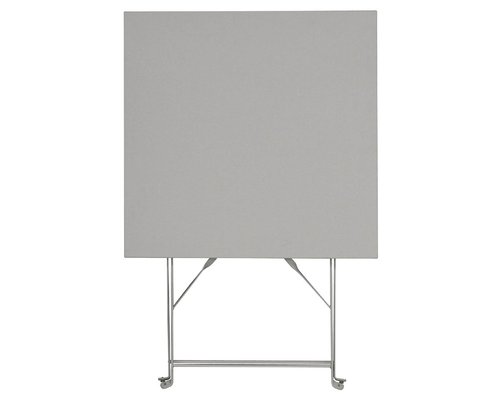 M & T  Table carrée 60 x 60 cm pliable grise