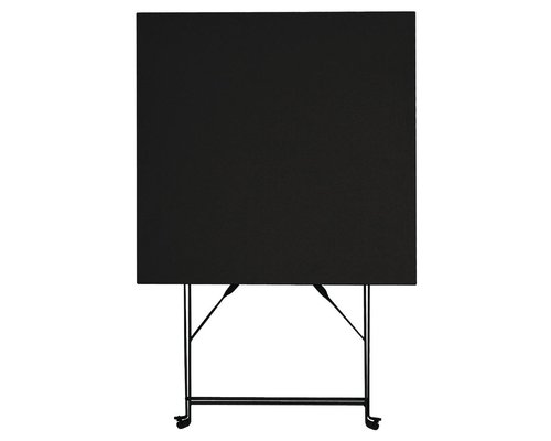 M & T  Table square 60 x 60 cm foldable black