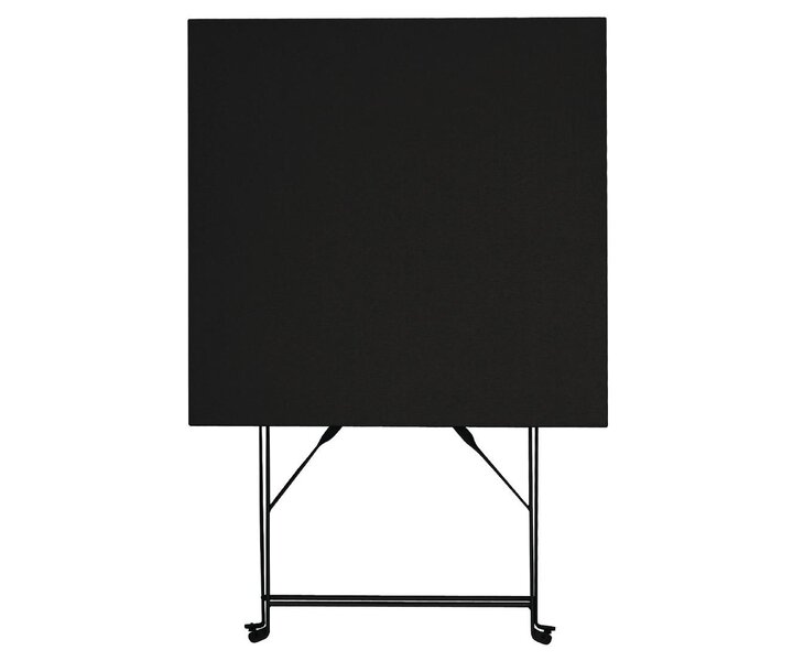 M&T Tafel vierkant 60 x 60  cm opklapbaar zwart