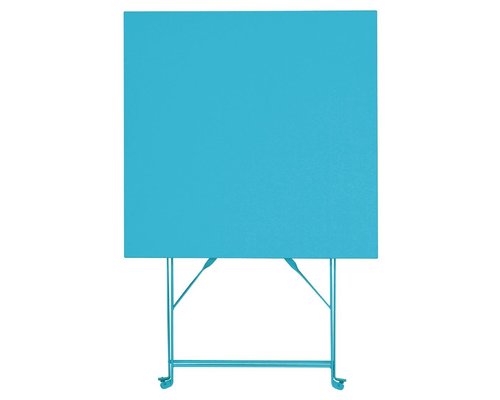 M&T Tafel vierkant 60 x 60  cm opklapbaar turquoise