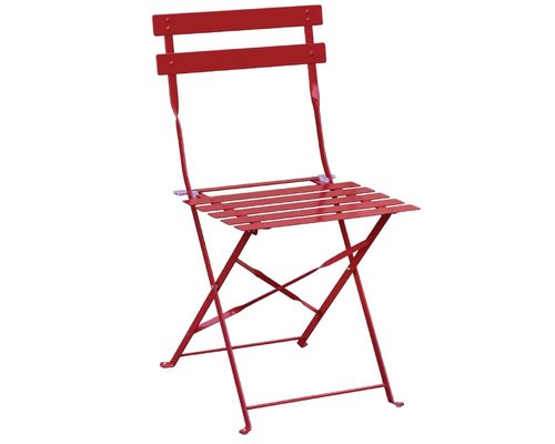 M & T  Chair foldable red