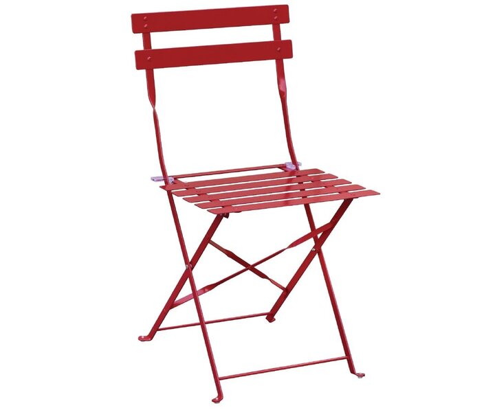M&T Chaise pliable rouge