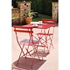 M & T  Chair foldable red