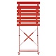 M & T  Chair foldable red