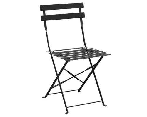 M & T  Chair foldable black