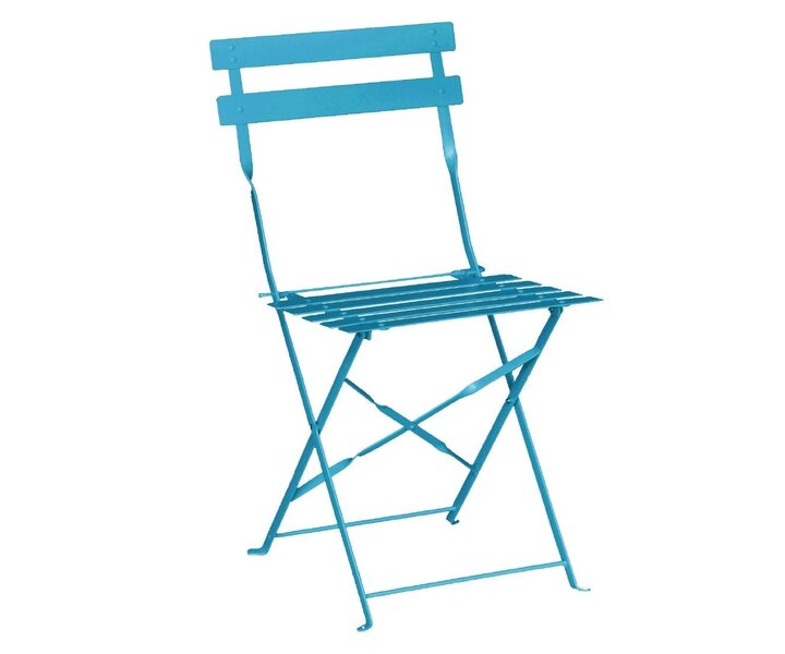 M&T Chaise pliable turquoise