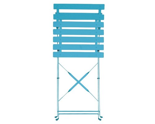 M & T  Chaise pliable turquoise