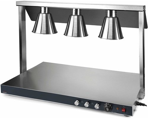 LACOR Chauffe plats avec 3 lampes infra-rouge
