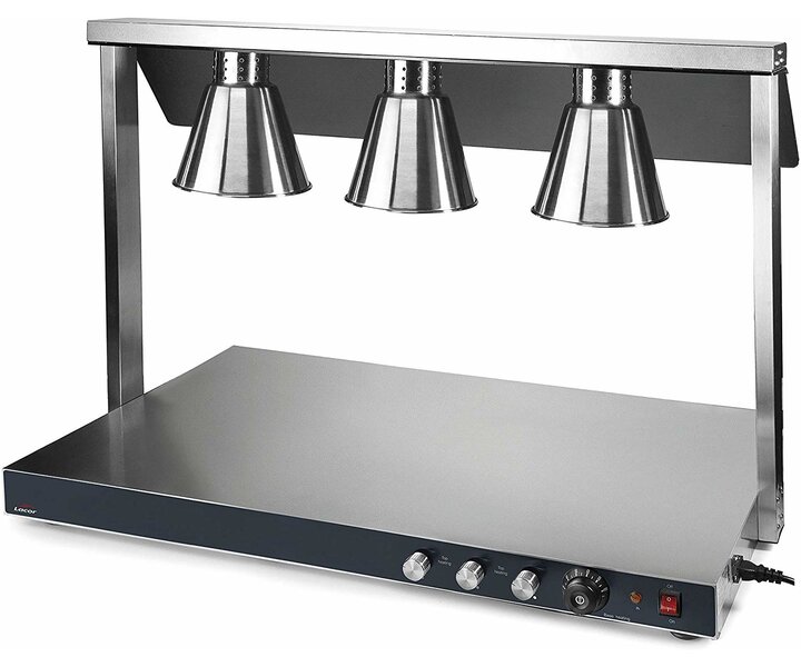 LACOR Chauffe plats avec 3 lampes infra-rouge