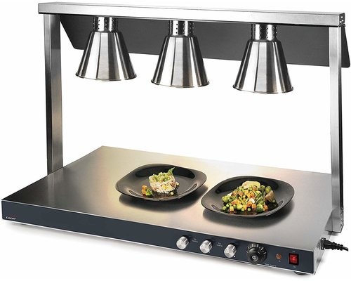 LACOR Warming plate with 3 infra-red lamps