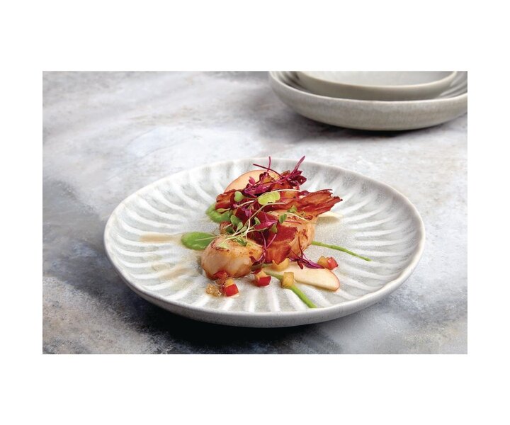 OLYMPIA Porselein  Assiette plate 28 cm Concrete Grey