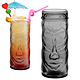 UTOPIA  Tahiti Tiki cocktail glas 45 cl  rookgrijs