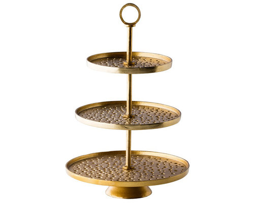 M&T Etagère 3-laags Vintage gold