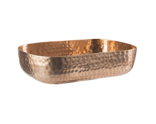 M & T  Basket aluminium copper color