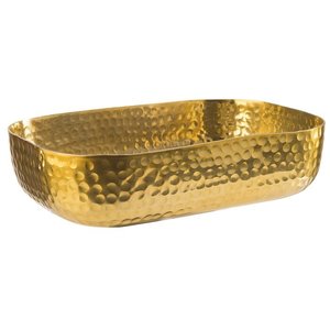 M & T  Basket aluminium gold color