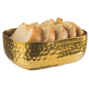 M & T  Basket aluminium gold color