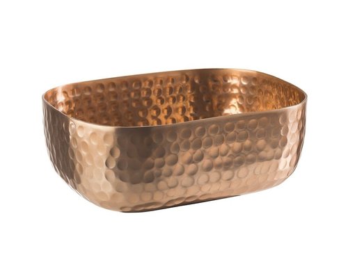 M & T  Basket aluminium copper color