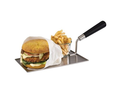 M&T Serveertruweel rvs met houten handvat