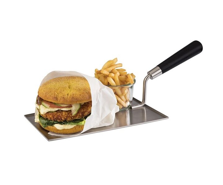 M&T Serving trowel made of stainless steel with wooden handle