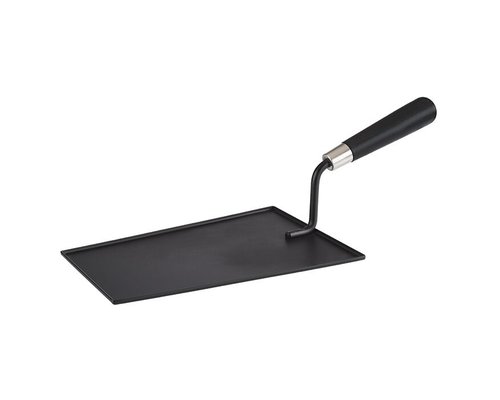 M & T  Serving trowel made of black stainless steel with wooden handle