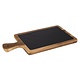 M & T  Serving board with slate insert 26 x 18 cm