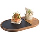 M & T  Serving board with slate insert 28 x 17,5 cm