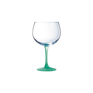 LUMINARC  Cocktail & gin glass 70 cl  with green stem