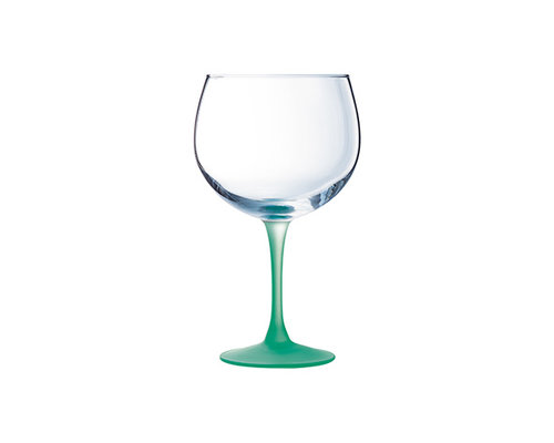 LUMINARC  Cocktail - & Gin glas 70 cl met groene voet