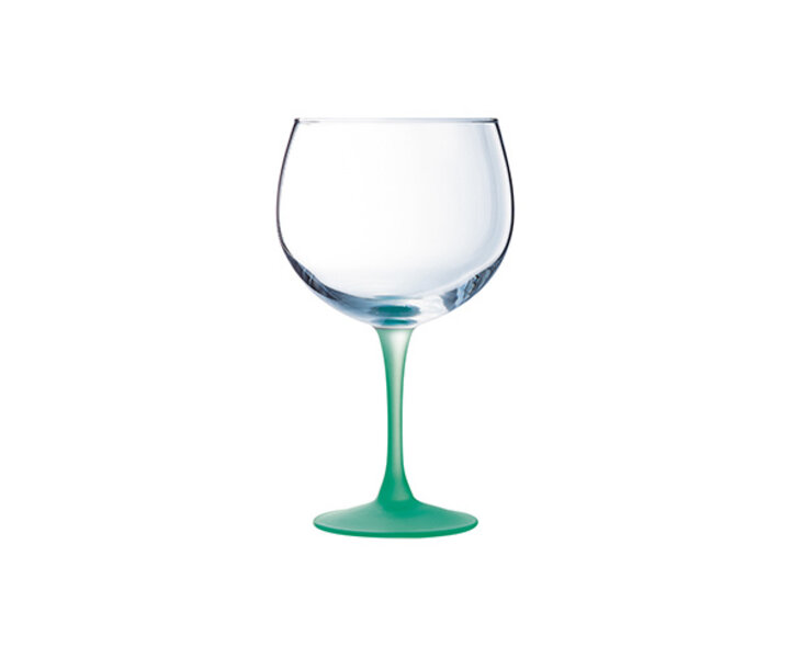 LUMINARC  Cocktail - & Gin glas 70 cl met groene voet