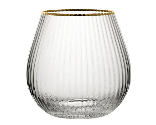 M & T  Hayworth stemless gin glass 65 cl Gold