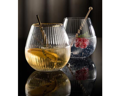 M&T Hayworth stemless gin glass 65 cl Gold